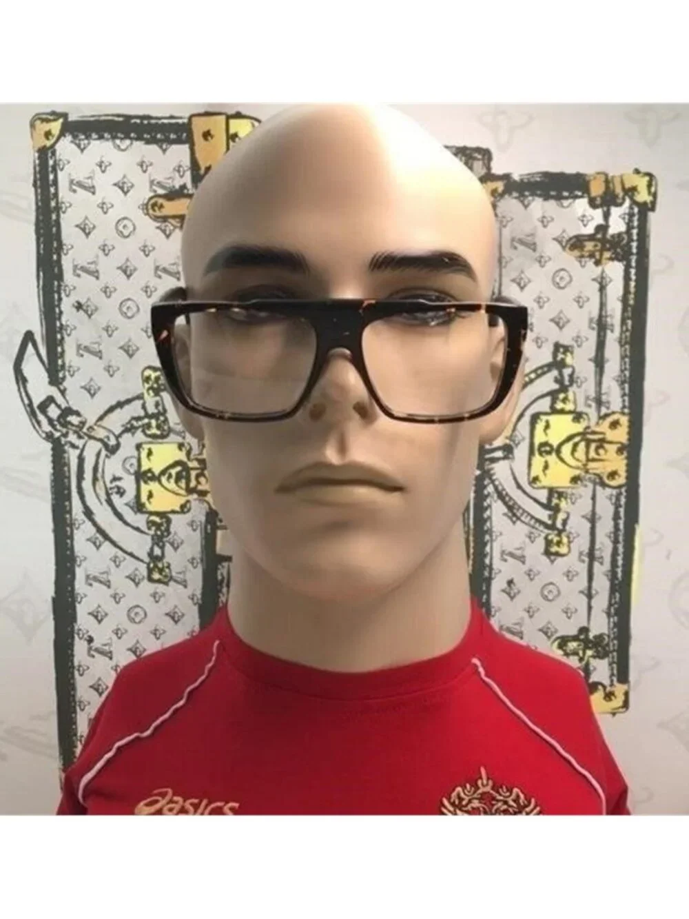 New Authentic Gucci Tortoiseshell Square Glasses GG1040o 002
